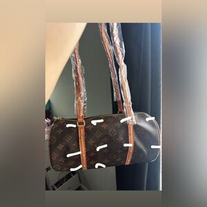 Elegant Brown Designer Shoulder Bag